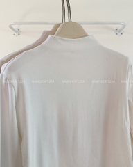 (G30K) Áo Thun Số 355-A 2036 TD Cổ Lọ Trơn