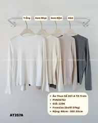 (G30K) Áo Thun Số 357-A 2275 TD Trơn