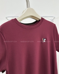 Áo Thun Số 359-M TN Thêu Snoopy