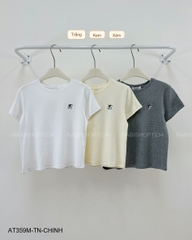 Áo Thun Số 359-M TN Thêu Snoopy