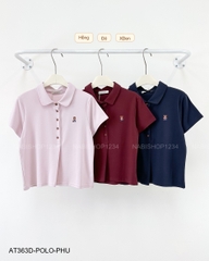 Áo Thun Số 363-D 1117 TN Polo Thêu Gấu