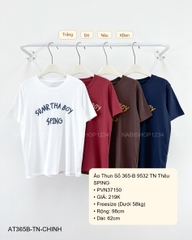 Áo Thun Số 365-B 9532 TN Thêu SPING