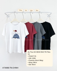 Áo Thun Số 368-B 9543 TN Thêu Vịt