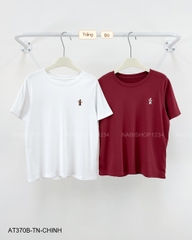 Áo Thun Số 370-B 9549 TN Thêu Gấu