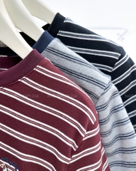 Áo Thun Số 371-D 1132 TN Kẻ Ngang Cún