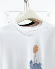 Áo Thun Số 374-B 5651 TN Cún Bóng Bay