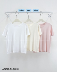 Áo Thun Số 375-B 6082 TN Form Vừa Trơn