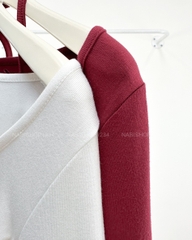 Áo Thun Số 376-B 6874 TD Cổ Yếm Nơ