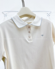 Áo Thun Số 377-B 8335 TN Polo Thêu Nơ