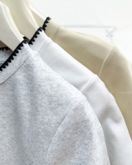 Áo Thun Số 380-B 9554 TN Viền Cún Tim