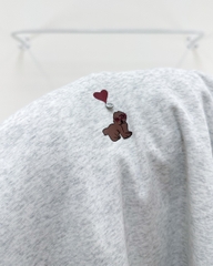 Áo Thun Số 380-B 9554 TN Viền Cún Tim