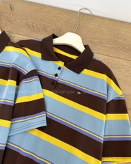 Áo Thun Số 385-B 8346 TN Polo Sọc Màu