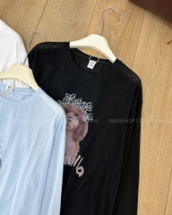 Áo Thun Số 398-B 6323 TD Mỏng Cún