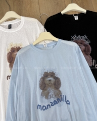 Áo Thun Số 398-B 6323 TD Mỏng Cún