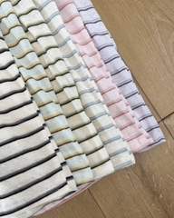 Áo Thun Số 3-B 11136 TN Kẻ Nhỏ