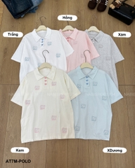 Áo Thun Số 7-M 8325 TN Polo Oversize Gấu