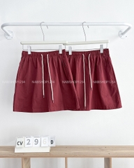 Chân Váy Số 296-D 2350 Ngắn Kaki Dây Rút
