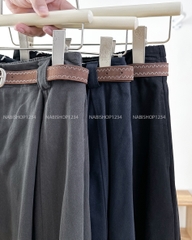 Chân Váy Số 325-M 25066 Dài Viền Giữa Đai To+Nịt