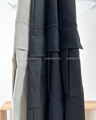 Chân Váy Số 332-B 8962 Dài Túi Hộp Lai Chun