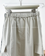 Chân Váy Số 332-B 8962 Dài Túi Hộp Lai Chun