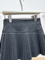 Chân Váy Số 334-M 6920 Ngắn Dạ Xếp Ly Nơ