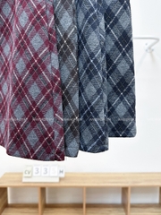 Chân Váy Số 335-M 621 Ngắn Dạ Chữ A Caro