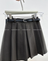 Chân Váy Số 338-M 869 Dạ Xếp Ly + Nịt