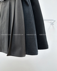 Chân Váy Số 338-M 869 Dạ Xếp Ly + Nịt