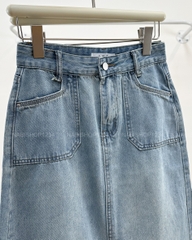 Chân Váy Số 340-A 305 Dài Jean 2 Túi