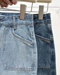 Chân Váy Số 340-A 305 Dài Jean 2 Túi