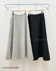 Chân Váy Số 341-A 6206 Dài Dạ Hoa Nhí