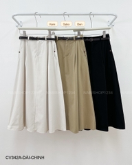Chân Váy Số 342-A 9307 Dài Kaki + Nịt