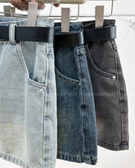 Chân Váy Số 343-B 6025 Ngắn Jean Trơn+Nịt