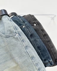 Chân Váy Số 343-B 6025 Ngắn Jean Trơn+Nịt