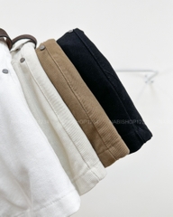 Chân Váy Số 346-B 3371 Ngắn Kaki 4 Đai + Nịt