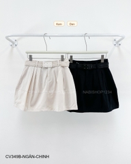 Chân Váy Số 349-B 7406 Ngắn Đai Nút + Nịt
