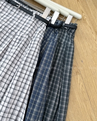 Chân Váy Số 354-D 6130 Dài Caro+Nịt