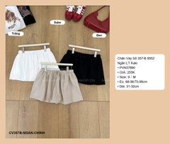 Chân Váy Số 357-B 8552 Ngắn LT Kaki
