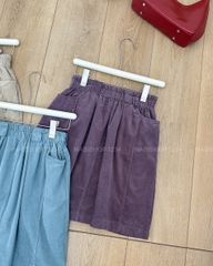 Chân Váy Số 359-D 3221 Ngắn Nhung Tăm