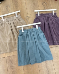 Chân Váy Số 359-D 3221 Ngắn Nhung Tăm