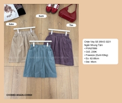Chân Váy Số 359-D 3221 Ngắn Nhung Tăm