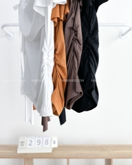 Áo Kiểu Số 298-B 6054 Lệch Vai Tay Nơ