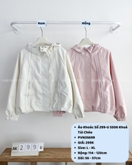 Áo Khoác Số 299-U 5506 Khoá Túi Chéo