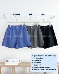 Quần Short Số 157-B 9761 Chít Ly Chun Sau