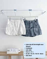 Chân Váy Số 320-B Ngắn Jean Dáng Bí