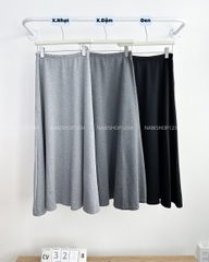 Chân Váy Số 322-B 8161 Dài Xoè Thun Trơn