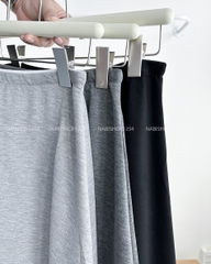 Chân Váy Số 322-B 8161 Dài Xoè Thun Trơn
