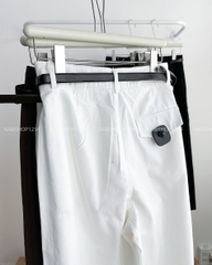 Quần Kaki Số 114-M 25082 OR 2 Đai + Nịt