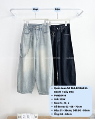 Quần Jean Số 266-B 3346 NL Boom + Dây Đeo