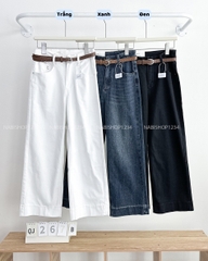 Quần Jean Số 267-B 0217 NL OS Túi Tag + Nịt
